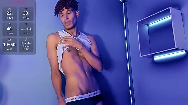 alex_bloom (M young) - Colombian twink play w hairy chest 🥵