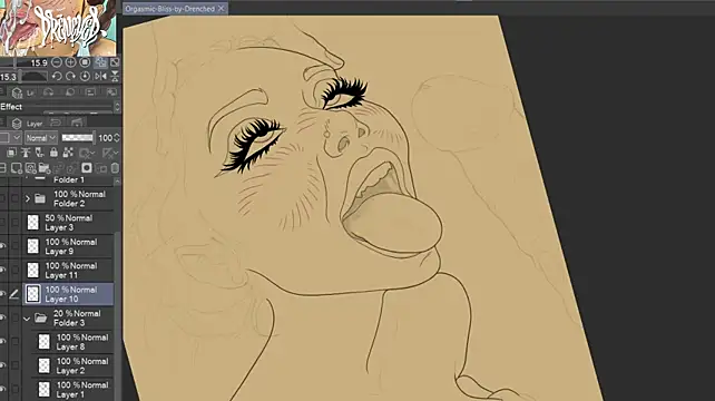 DrenchedArt webcam