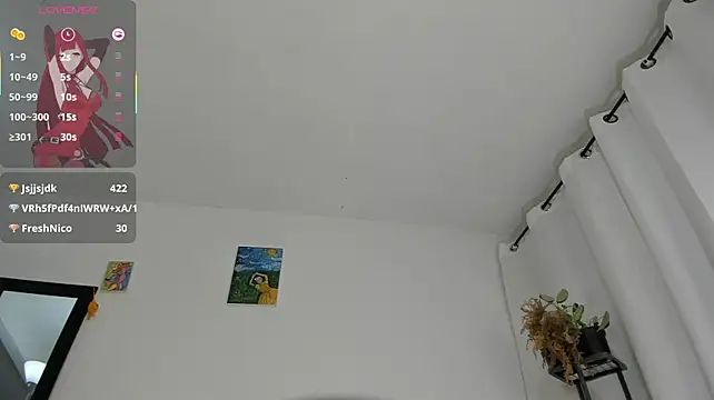 Mia-Valeria heels and stockings cam