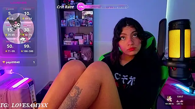 Lovelyamyy live cam on StripChat