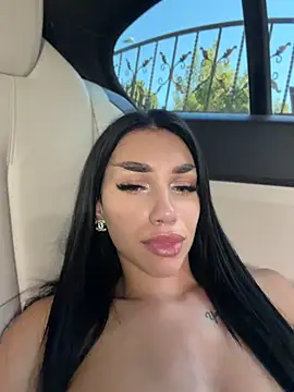 ilariea_girl (F teen) - sloppy blowjob and spit on boobs