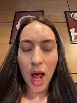 holly_play (F young) - massage naked tits + open DOOR wc