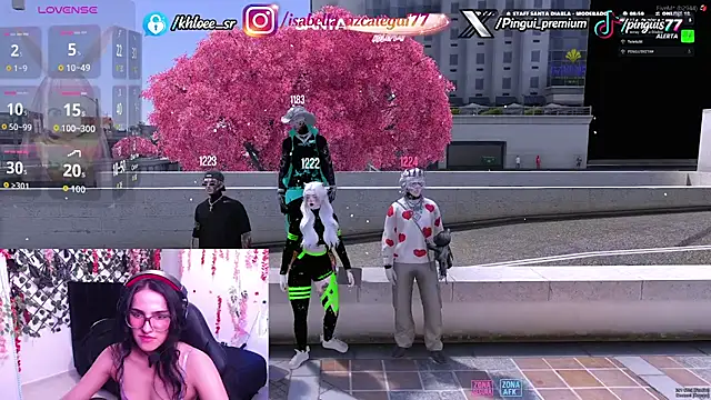 khloe_srr (F young) - twerking gorila dildo anal show