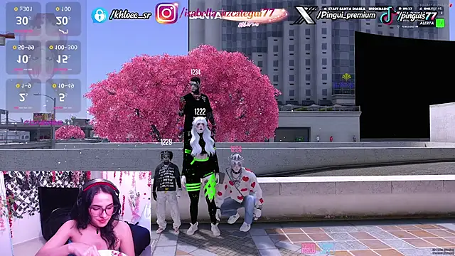 khloe_srr (F young) - twerking gorila dildo anal show