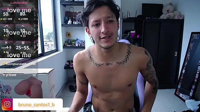 bruno_santos1 (M young) - Take off your shirt and flex