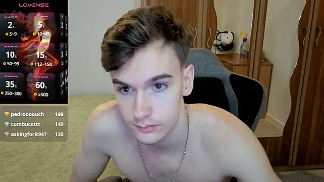 bradyflint (M twink) - Stay Naked  AND Cum SHOW!