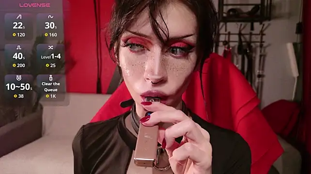 devvilss_toy (F young) - 2 dildo in throat