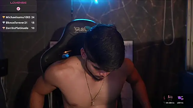 david_capizzi_ (M young) - Oil show + Lovense MAX 💦⚡ FULL CUM