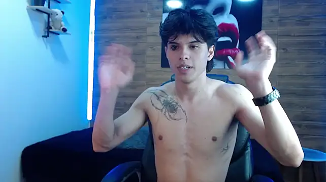 stick_santos (M young) - masturbate for 5 minutes