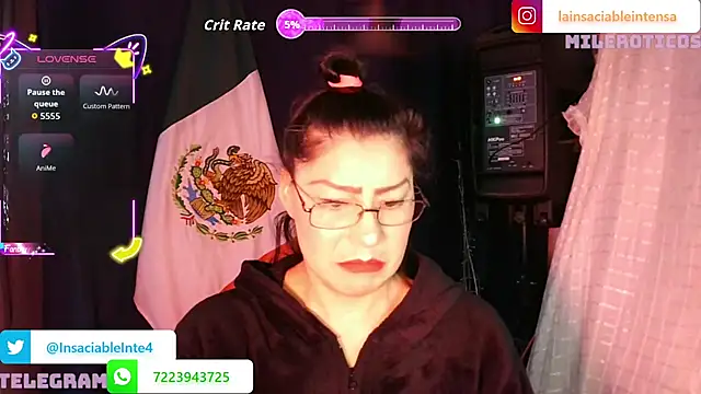 LaInsaciableIntensa live cam preview