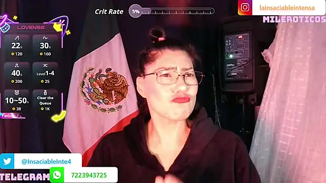 LaInsaciableIntensa live cam preview