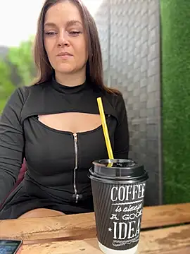 crazytori (F young) - Hot naked bb under jacket in cafe LT🎁