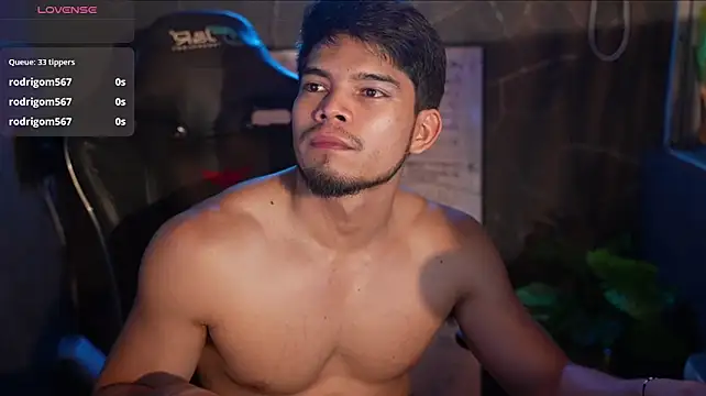 david_capizzi_ (M young) - Oil show + Lovense MAX 💦⚡ FULL CUM