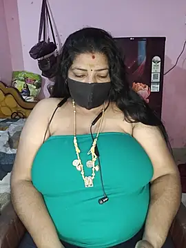 tamil_lathikaaa (F milf) - Nude show on dress
