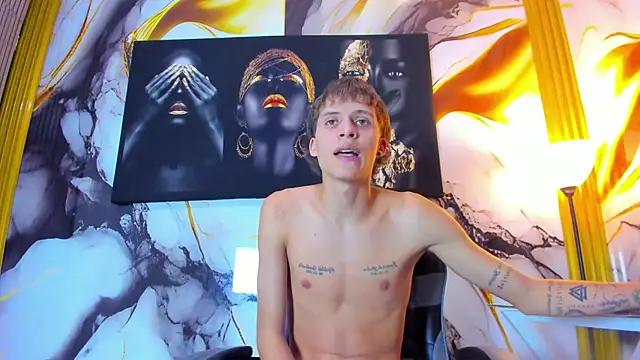 mono_blonde (M twink) - Show dick nad masturbate with my