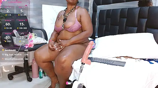 sheyla__ebony (F milf) - squirts  dildo