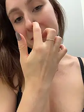 dina_tease (F young) - FINGERING PUSSY w OPEN DOOR in MEN WC