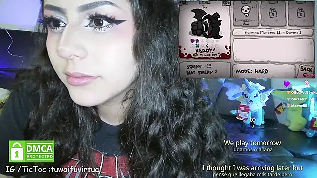 TuWaifuVirtual1 live cam on StripChat