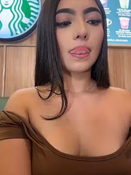 valentina-gomezz (F teen) - RIDING DILDO IN MEN'S BATHROOM  + CUM💦