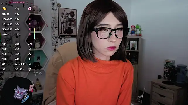 Deftsuki's cam show statistics and live stream