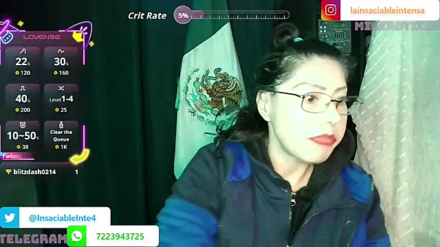 LaInsaciableIntensa webcam