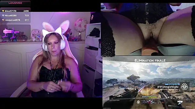 Angie-night webcam