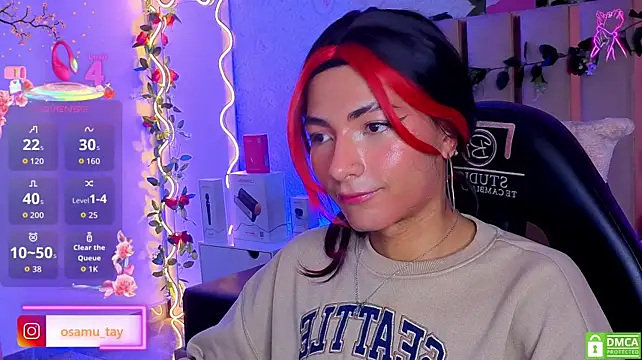osamu_tay (M twink) - ahegao face + saliva