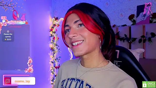 osamu_tay (M twink) - ahegao face + saliva