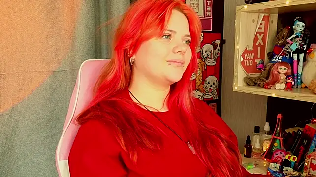 kellysweets (F teen) - Take the straps off shoulders.