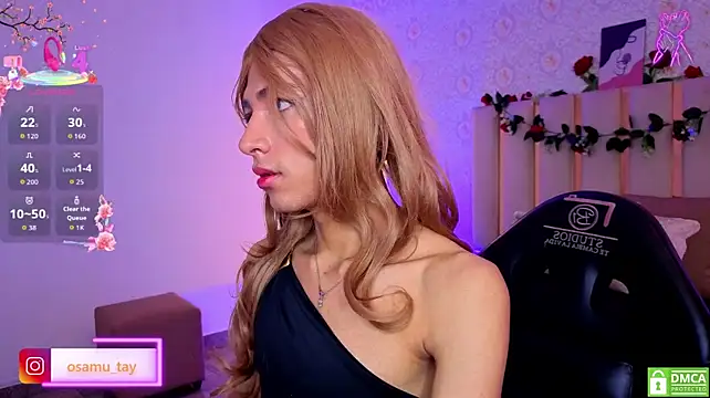osamu_tay (M twink) - ahegao face + saliva