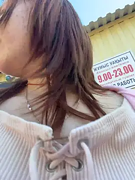 slaviccandy (F teen) - massage both sweet holes in WC🚽