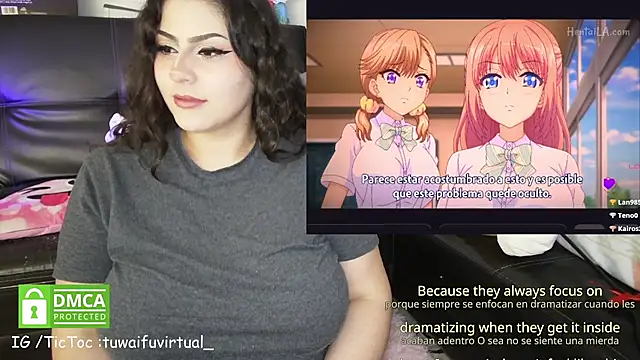 tuwaifuvirtual1 (F young) - BOOBS OUT