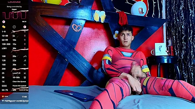 axel_romanov (M young) - slap balls + rub cock