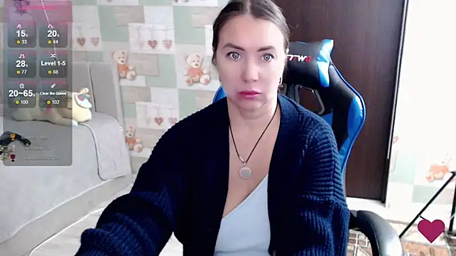 korolek12 (F milf) - dildo in the pussy