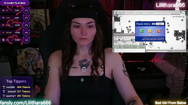 Lilithara666 webcam
