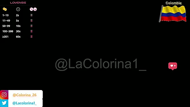 Lacolorinaa live sex cam