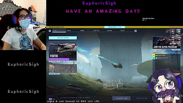 EuphoricSigh live cam preview