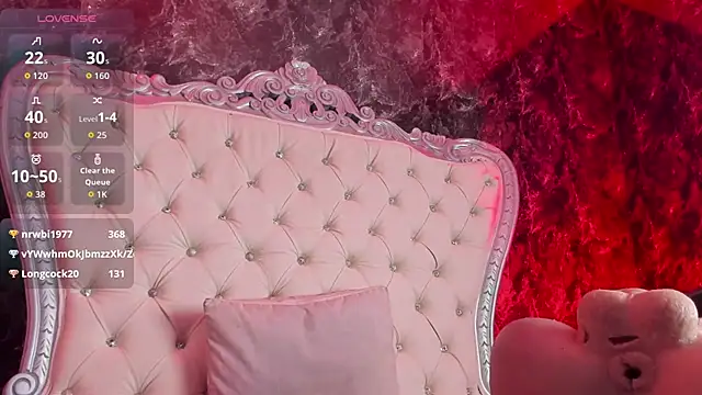 Show in live webcam con MirandaSould - Giocattoli Lovense interattivi disponibili