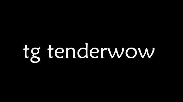 Tenderalise