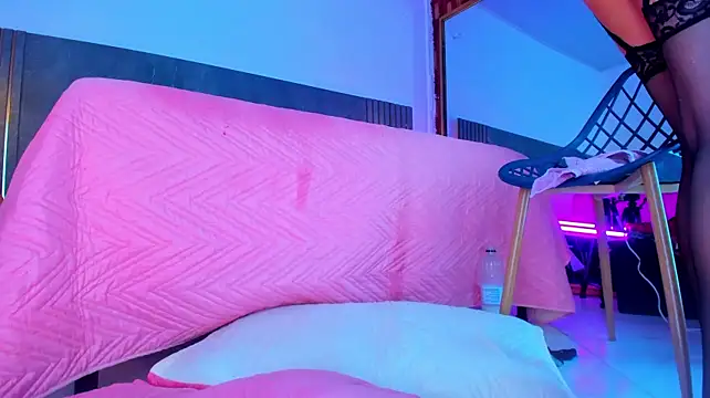 Lila-pinkky webcam