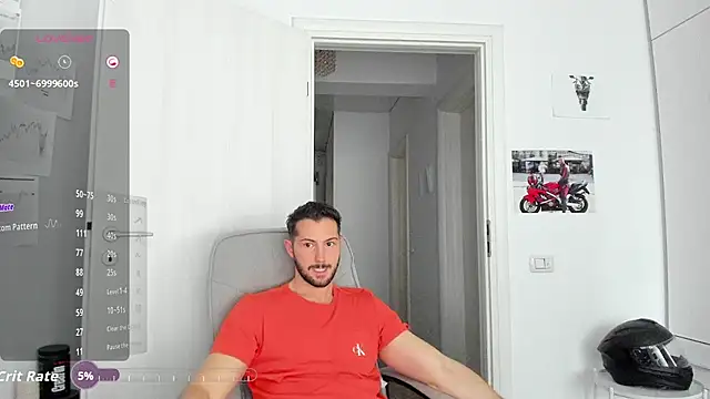 zackfraser (M young) - Cum on abs / chest