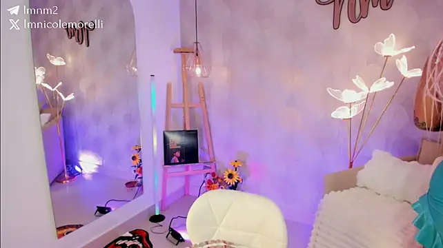 Nicolemorelli2 Momentaufnahme des Live-Raums auf Stripchat