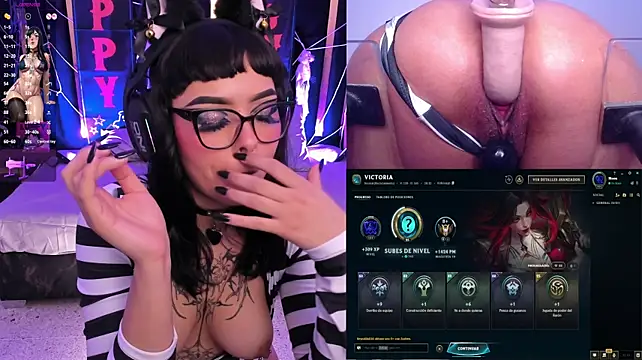 nyveth (F young) - Fill My Gotihc Pussy Of Your Cock x2m 🦇