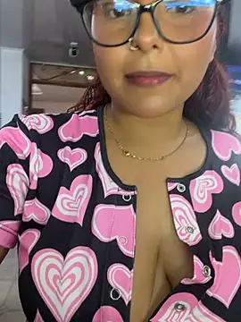 cherry_rousse (F teen) - Fucking with a dildo on the stairs