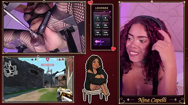 Show webcam en direct avec NinaCapelli - Jouets Lovense interactifs disponibles