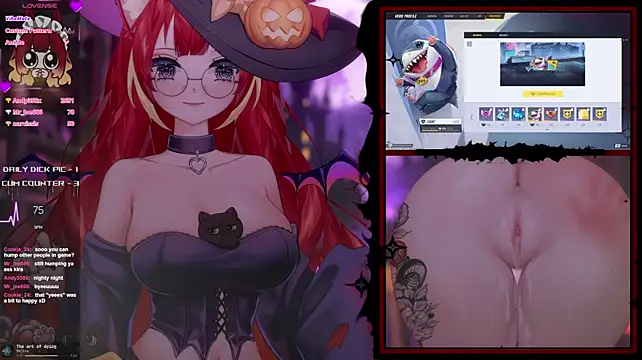 lewdfoxy_vt (F young) - Pussy fuck + Control 3 mins 2 toys