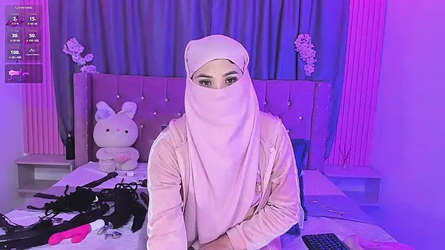 nayla-mouna (F young) - naked body show oil