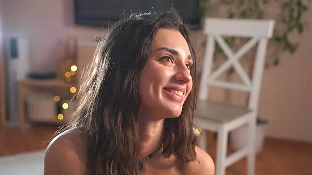 dinacookies (F teen) - cum on my tongue & drops down on tits
