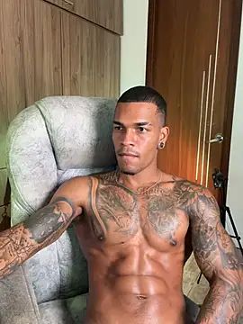 blackboy-strong (M young) - Cum show