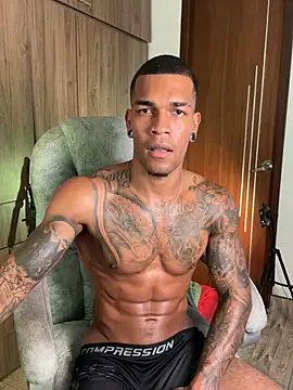 blackboy-strong (M young) - Cum show